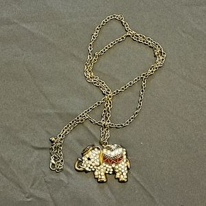 Elephant Pendent Necklace